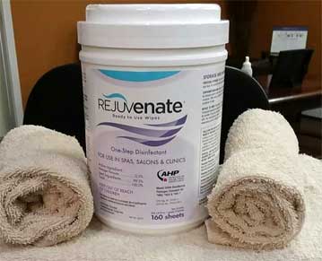 Rejuvenate sanitation wipes